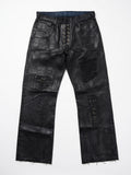 Waxed Lace-Up Shadow Utility Pants