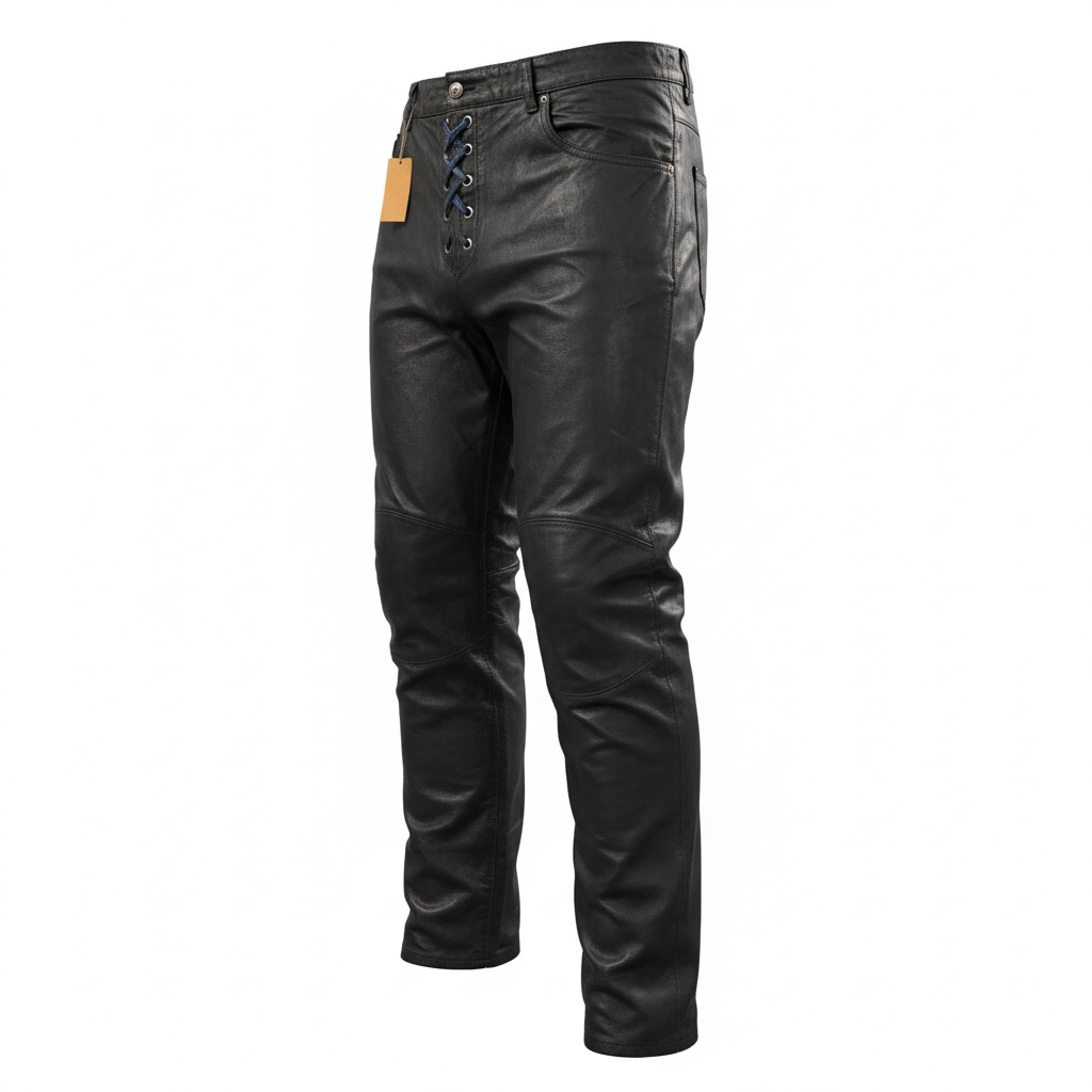 Waxed Black Denim Made to Order