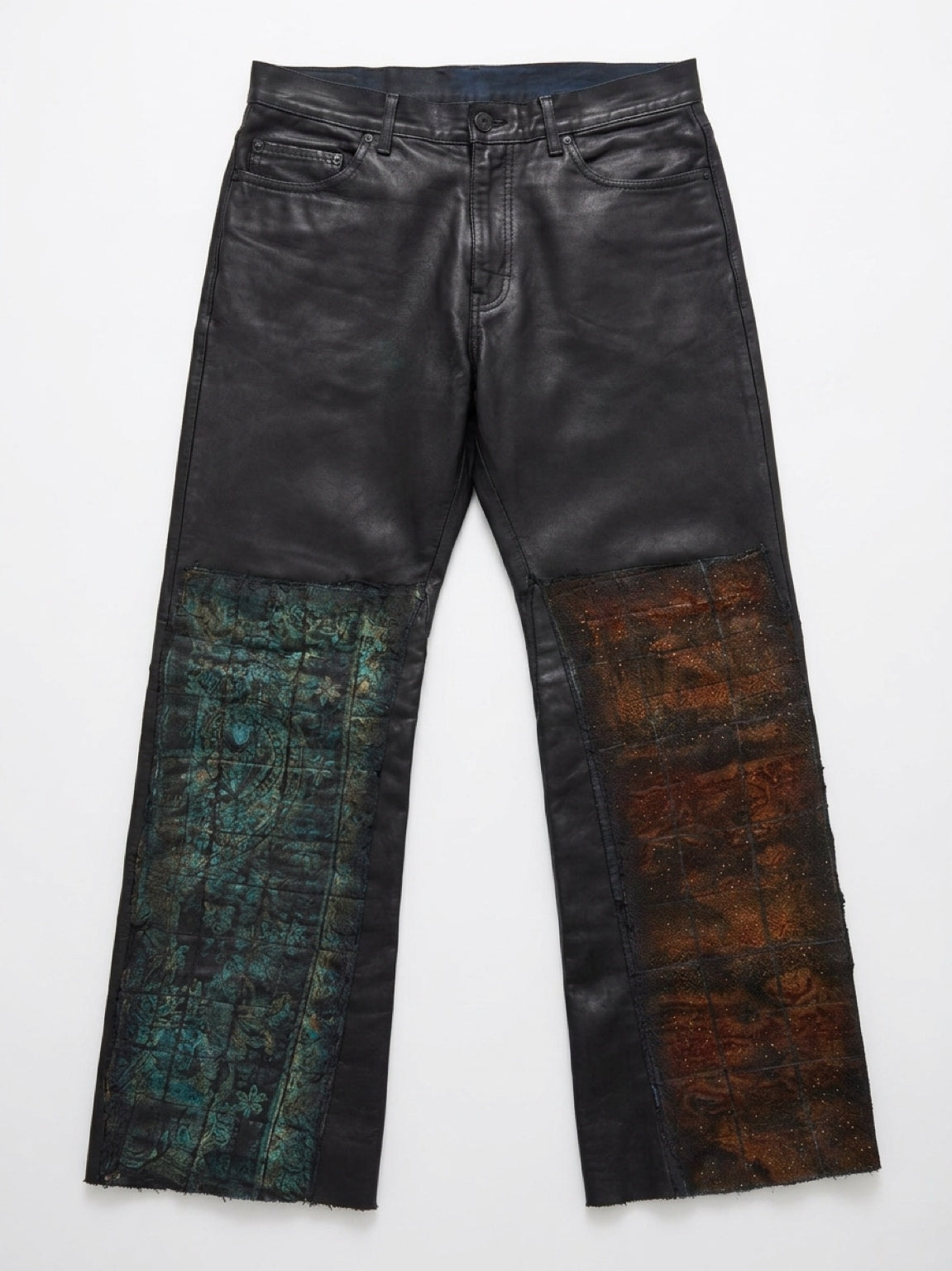Waxed dual loom denim