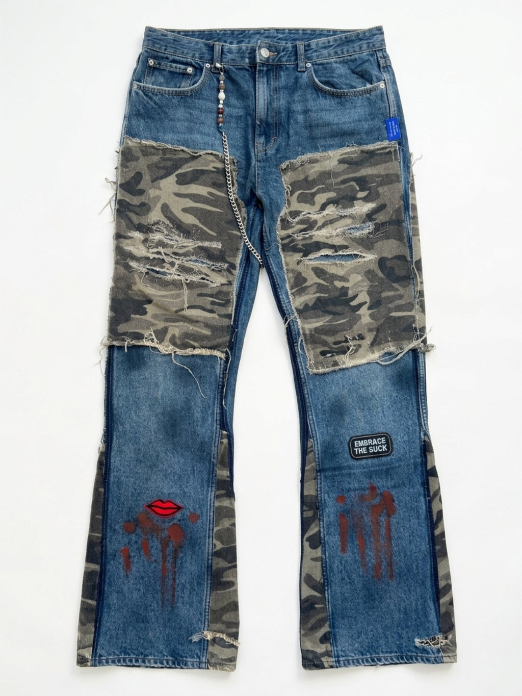 Camo chaos denim