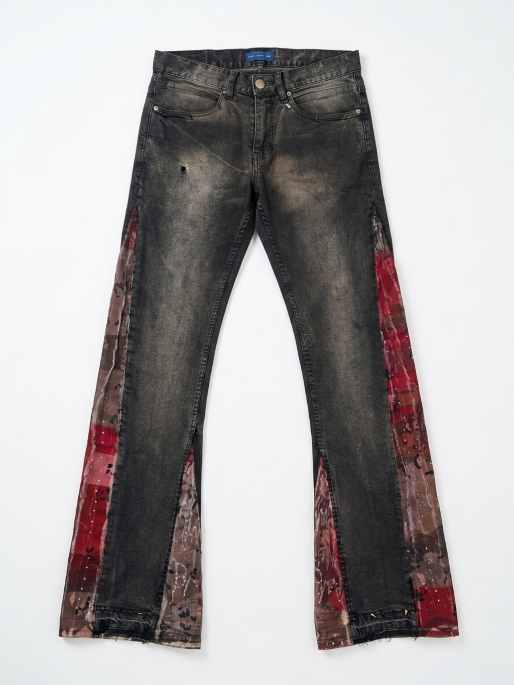 Blood & Bone Patchwork Flared Jeans