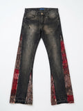 Blood & Bone Patchwork Flared Jeans