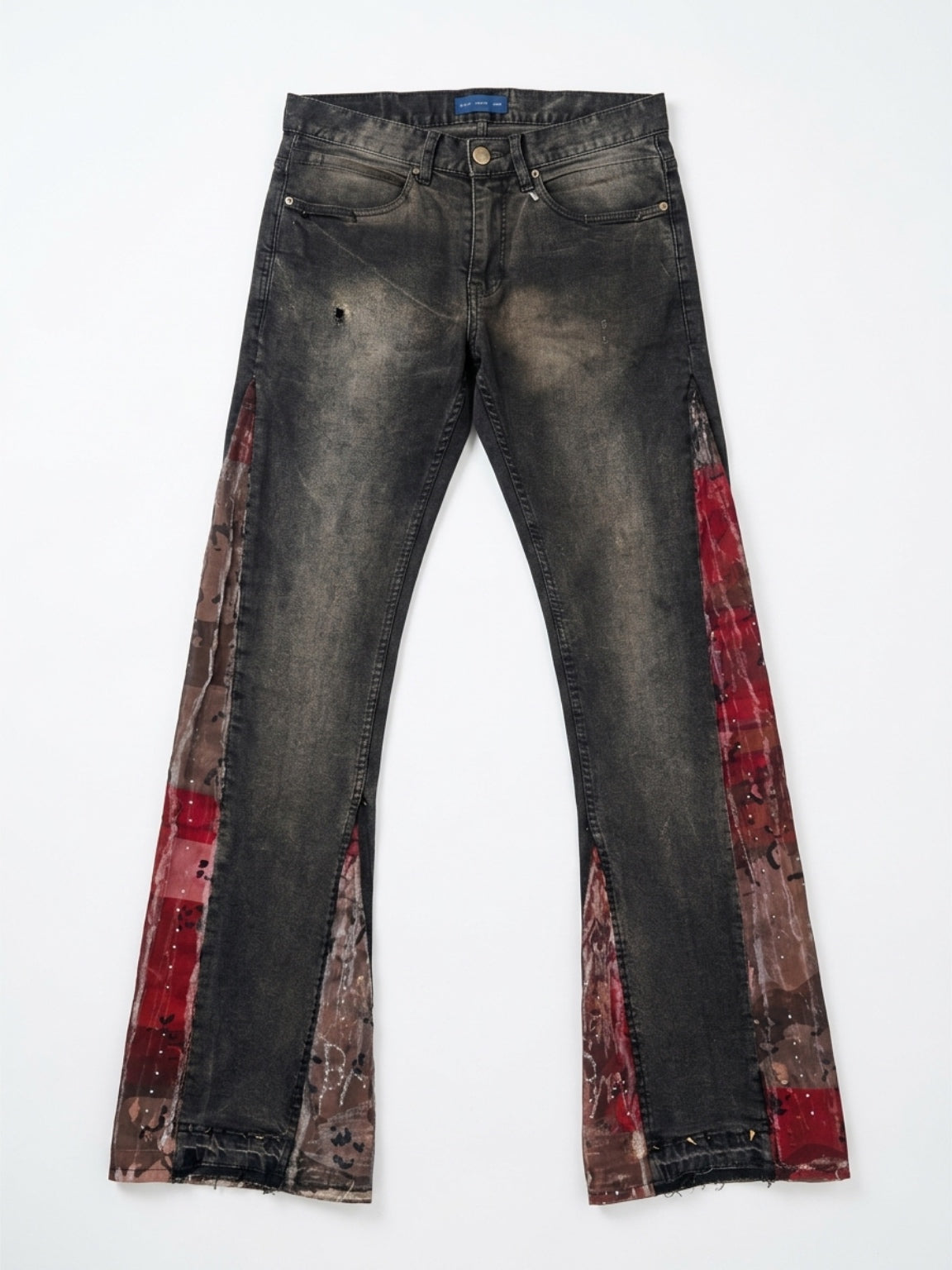 Blood & Bone Patchwork Flared Jeans